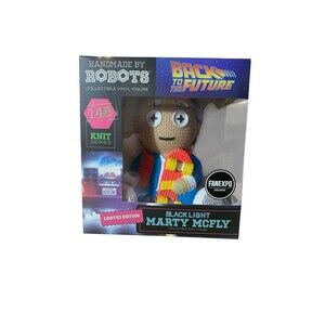 Handmade by Robots Marty McFly Black Light FANEXPO Limited Edition Knit Series